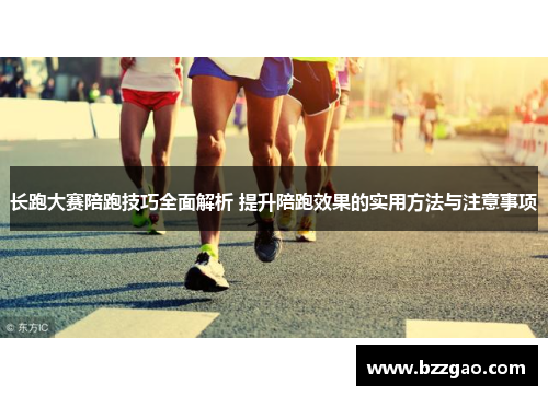 长跑大赛陪跑技巧全面解析 提升陪跑效果的实用方法与注意事项