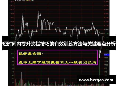 短时间内提升跨栏技巧的有效训练方法与关键要点分析